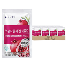 BOTO 膠原蛋白紅石榴汁, 70ml, 100包