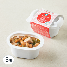 얌이밀 아기 반찬 두부 흰콩 조림, 100g, 5개