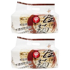大甲佳旭 大甲手工拉麵 中麵, 不油炸, 無添加防腐劑, 600g, 2包