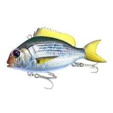 LITTLE JACK 擬真黑鯛釣餌 VIB CHARIKOM #05 香檳銀 50mm, 黃鮨鯛, 11g, 1個