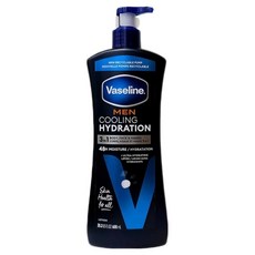 Vaseline 凡士林 清涼潤膚乳液 男用, 不油膩配方, 舒緩乾燥肌膚, 600ml, 1瓶
