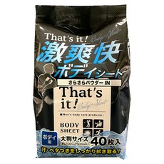 That's it 激爽快涼感體用濕巾, 1入, 1包, 9.25g