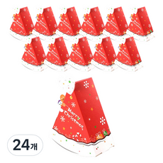 EUMES 聖誕樹禮物盒, 紅色, 24個