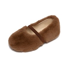 LA STELLA 女童毛絨平底鞋