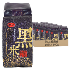 池上鄉農會 池上黑米, 600g, 10包