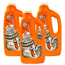 威猛先生 廚房疏通膠 瓦解廚房髒汙 15分鐘快速清潔, 960ml, 3瓶