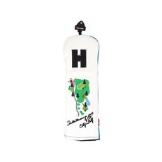 Colly's Golf Course Map Utility Head Cover, 白色的