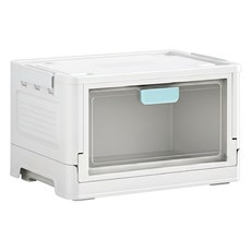 小麥購物 摺疊收納箱 B011 869g, 1個, 天青藍