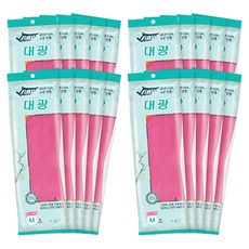 오런 대광 고무장갑, 핑크, 중(M), 20개