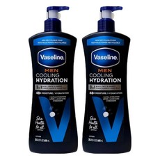 Vaseline 凡士林 清涼潤膚乳液 男用, 不油膩配方, 舒緩乾燥肌膚, 600ml, 2瓶