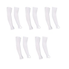 기어엑스 무봉제 손등 덮개 쿨토시 5세트, 화이트