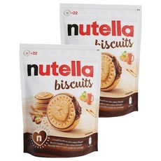 nutella 能多益 巧克力夾心餅乾, 304g, 2包