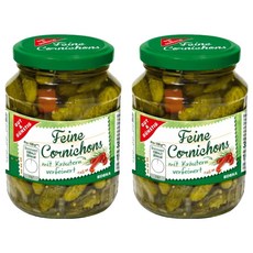 GUT&GÜNSTIG 精選酸黃瓜，含香草, 190g, 2罐