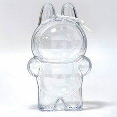 Chilshi Labubu 第1代 第3代 通用保護殼, 1個, 透明