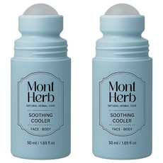 몽뜨허브 아토 수딩쿨러, 50ml, 2개
