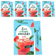 티젠 홍차 디카페인 제로슈가 수박 아이스티, 5g, 10개입, 5개
