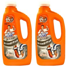 威猛先生 廚房強力疏通膠 瓦解廚房髒汙 15分鐘快速清潔, 960ml, 2瓶