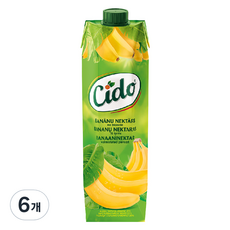 시도 바나나 넥타주스, 6개, 1L