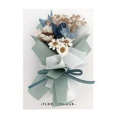 Flora Flower乾燥花卡片系列 - 牛油果綠, 1個