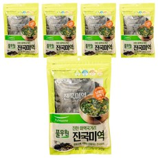 풀무원 진한 미역국거리 진국미역, 5개