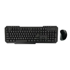 Kinyo 2.4GHz 無線鍵盤滑鼠組, NBM-555, 黑色, 一般型