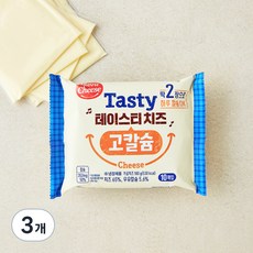 서울우유치즈 테이스티 치즈 고칼슘, 18g, 10개입, 3개