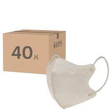 康菲 立體醫療口罩 M, 白拿鐵, 20個, 2盒