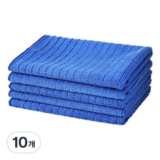 코멧 키친 다용도 극세사 행주 블루, 10개