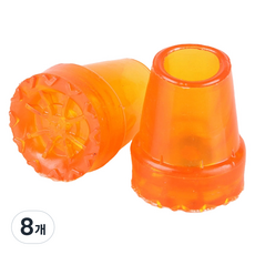 Dr.Pellis J 拐杖/手杖 替換橡膠腳套 22mm, A橘色, 8個