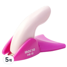이노토 미니 스테플리무버 HR-15, 핑크, 5개