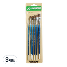 HWAHONG 華虹 產業 926 設計畫筆套組 6種, 1號圓頭, 1號平頭, 2號, 3號, 4號, 5號, 3套