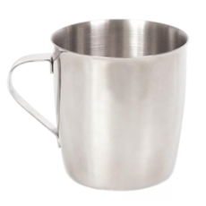 ZEBRA THAILAND 斑馬牌 兒童杯 2C15 SUS304不銹鋼材質, 銀色, 200ml, 1個