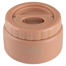 Citron 小檸檬 雙層食品保溫罐, 浪漫粉, 250ml, 1個