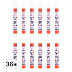 보성아이엔디 다이아몬드 유성 매직, 빨강, 36개