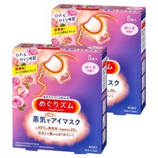 Kao 花王 MegRhythm 美舒律 蒸氣眼罩 純淨無香, 5片, 2盒