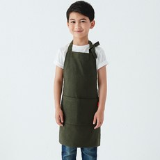 Bareunliving 兒童用Bonheur亞麻圍裙