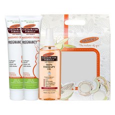 PALMER'S 孕婦產後保濕護理乳液 2入+水潤保濕護膚油, 1套