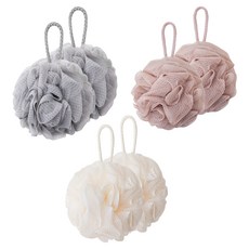 Pernoel 緻密柔軟懸掛式泡泡淋浴球套裝, B型, 2個, 3個裝