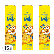 뽀로로 저불소 치약 바나나향, 50g, 15개