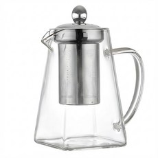 chapin 恰品 玻璃茶壺 950ml 304不鏽鋼濾網 高硼硅玻璃, 1個