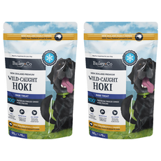 Bailey+Co 倍立 紐西蘭優質 犬用 凍乾零食 藍鱈魚, 50g, 2包