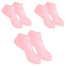 Royrang 雙足保濕護理矽膠襪套組 粉紅色, 3套, 80g