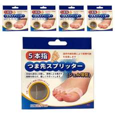 expertgel 樂捷 五趾分趾器 室外專用 單一尺寸 有效分離腳趾 減輕摩擦不適, 5盒