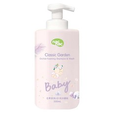 nac nac 花萃保濕2合1洗沐慕斯, 500ml, 1瓶