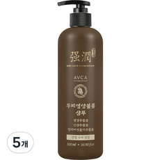 아브카 한방 두피 영양 볼륨 샴푸, 5개, 500ml