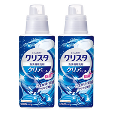 LION 獅王 洗碗機專用酵素洗潔精, 全新洗淨配方 去除異味膜 日本原裝進口, 480g, 2瓶