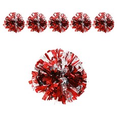 Party09 雙色加油彩球, 紅色, 6個