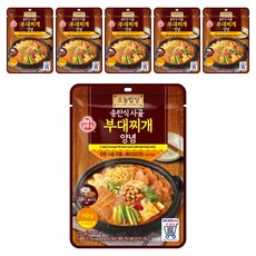 오뚜기 오늘밥상 송탄식 사골 부대찌개 양념, 110g, 6개