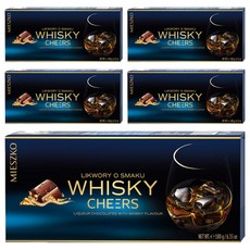 MIESZKO 美仕格 威士忌酒心巧克力 180g, 5盒