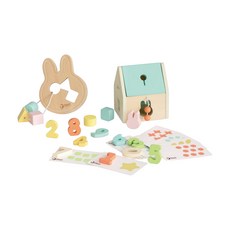 Classic WORLD 客來喜 經典木玩 木製歡樂盒 10029 12個月以上, 混和顏色, 1組